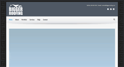 Desktop Screenshot of biggerroofing.com